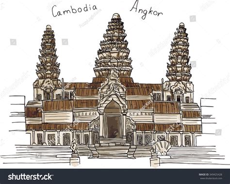 drawing cambodia